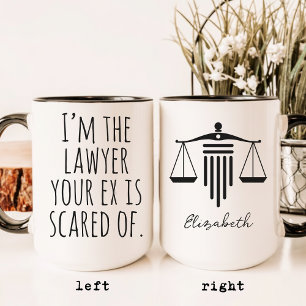 Cadeau de tasse à café humour juridique personnali