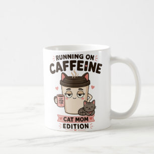 Cadeau de tasse à café pour maman de chat drôle fo