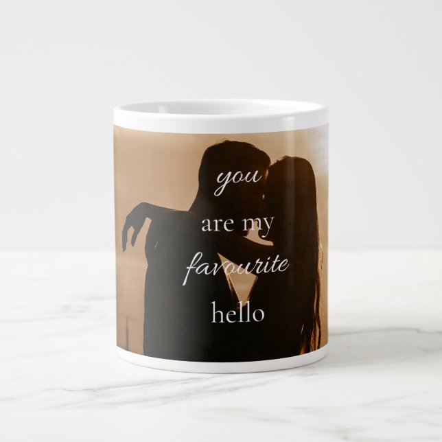 Cadeau de tasse d'amour pour couple mignon (Devant)