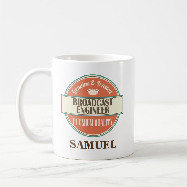 Cadeau de tasse de bureau personnalisé par (Gauche)