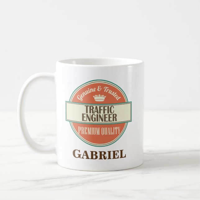 Cadeau de tasse de bureau personnalisé par (Gauche)