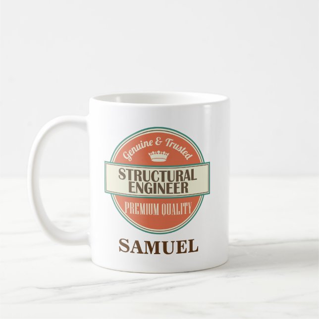 Cadeau de tasse de bureau personnalisé par (Gauche)