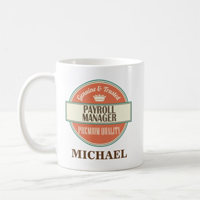 Cadeau de tasse de bureau personnalisé par (Gauche)