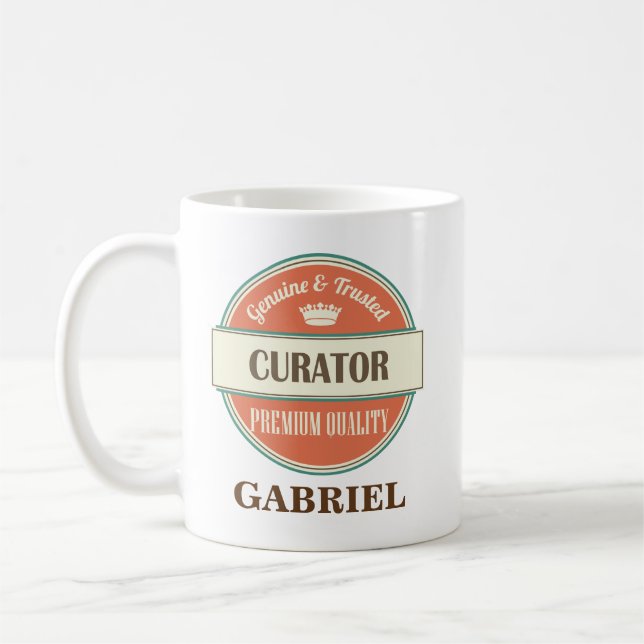Cadeau de tasse de bureau personnalisé par (Gauche)