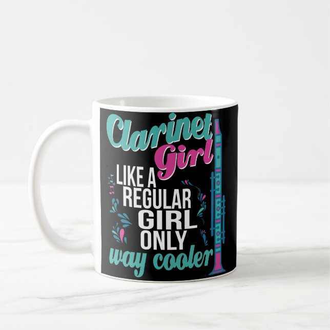 Cadeau de tasse de café de fanfare de joueuse de (Gauche)