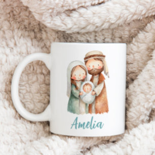 Cadeau de tasse de café personnalisé de Noël Nativ