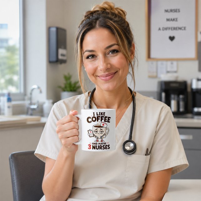 Cadeau de tasse de café pour infirmière drôle pour (Créateur téléchargé)
