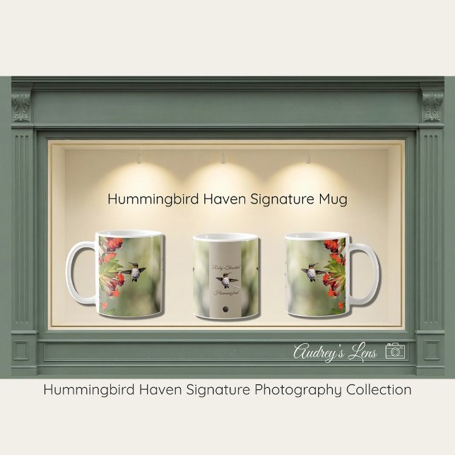 Cadeau de tasse de la nature Haven Colibri (Créateur téléchargé)