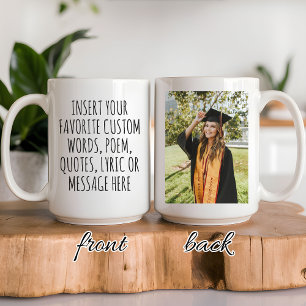 Cadeau de Tasse de Remise des Diplômes avec Messag