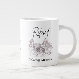 Cadeau de tasse de retraite pour voyageurs