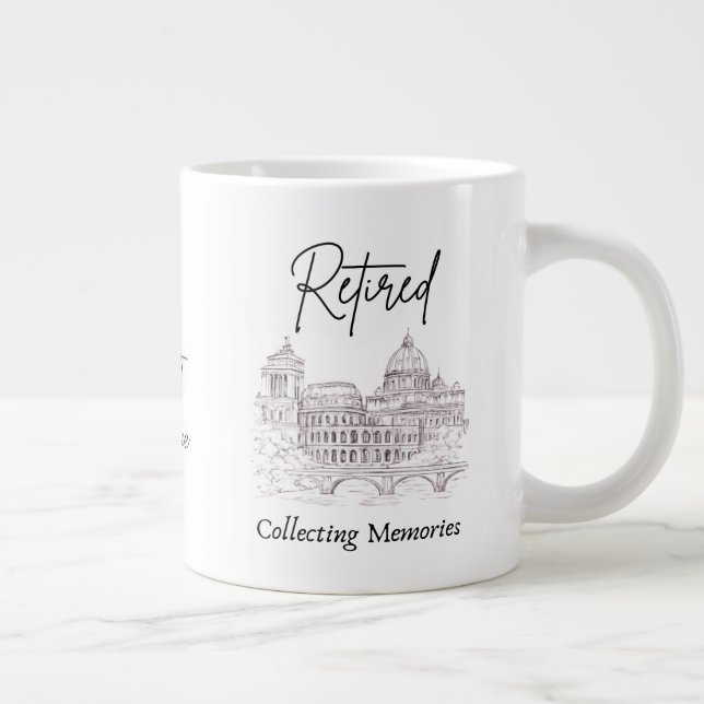 Cadeau de tasse de retraite pour voyageurs (Droite)