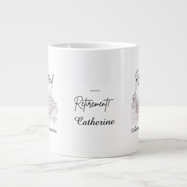 Cadeau de tasse de retraite pour voyageurs (Devant)