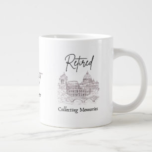 Cadeau de tasse de retraite pour voyageurs