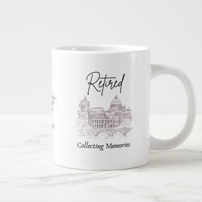Cadeau de tasse de retraite pour voyageurs (Droite)
