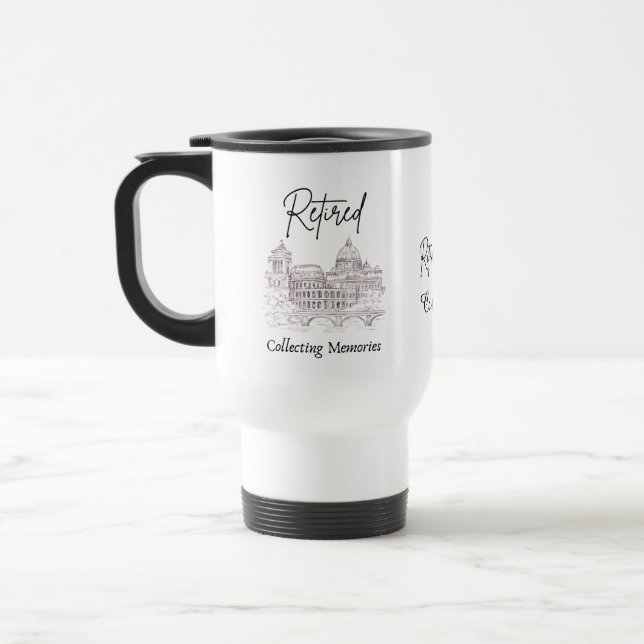 Cadeau de tasse de retraite pour voyageurs (Gauche)