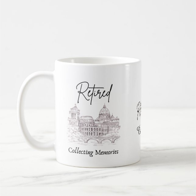 Cadeau de tasse de retraite pour voyageurs (Gauche)