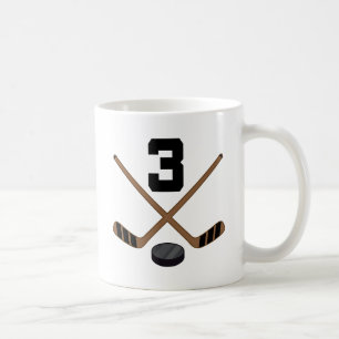 Cadeau de tasse du numéro 3 du Jersey de joueur d