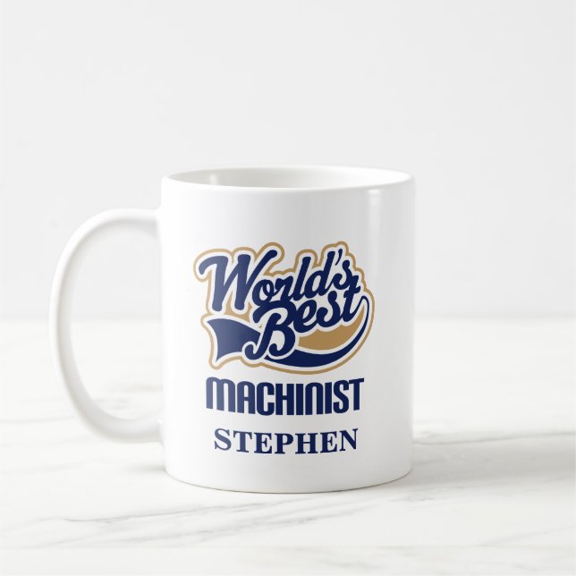 Cadeau de tasse personnalisé par machiniste (Gauche)