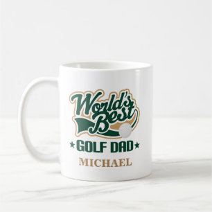 Cadeau de tasse personnalisé par papa de golf