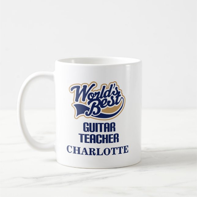 Cadeau de tasse personnalisé par professeur de (Gauche)