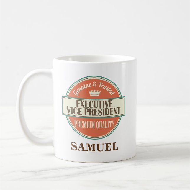Cadeau de tasse personnalisé par vice président (Gauche)