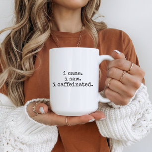 Cadeau de tasse pour amateur de caféine sarcastiqu