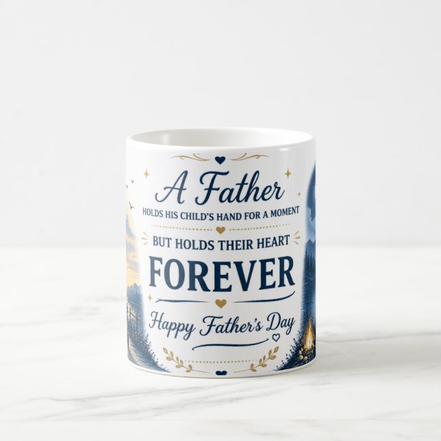 Cadeau de tasse pour la fête des pères (Centre)