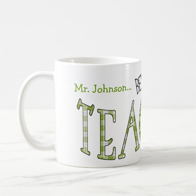 Cadeau de tasse pour le professeur de votre enfant (Gauche)