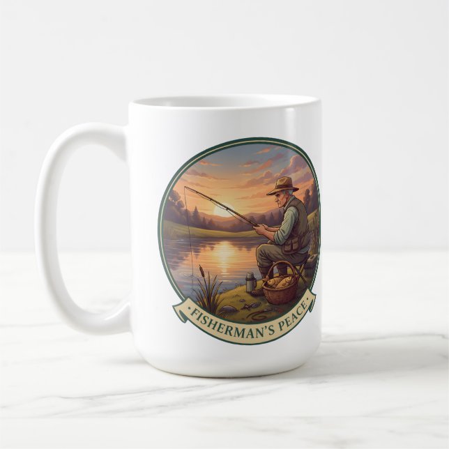 Cadeau de tasse pour pêcheur détendu (Gauche)