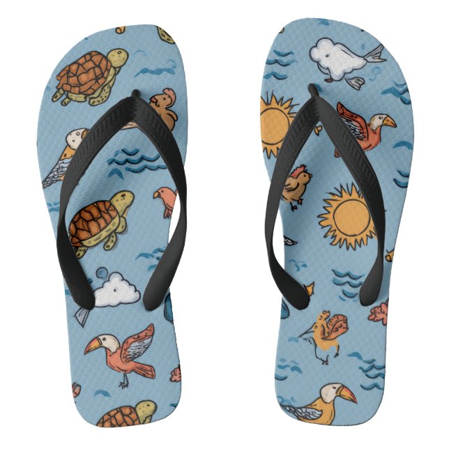 Cadeau de Tongs pour l'ambiance de la plage au cou (Semelle)