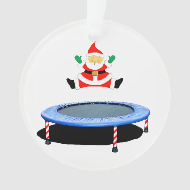 Cadeau de vacances sur trampoline personnalisé (devant)