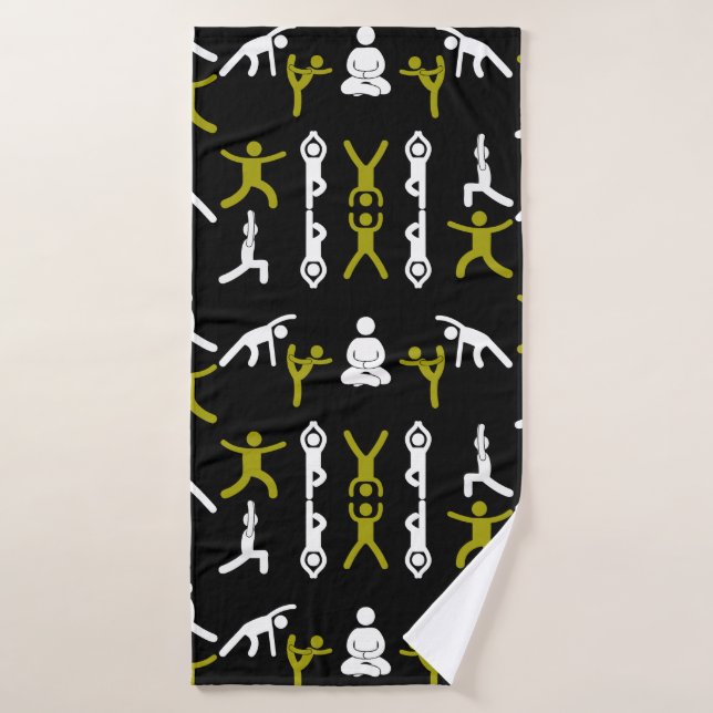 Cadeau de yoga unique (Serviette de bain)