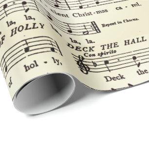 Cadeau Découvrir les Halls Feuille Musique Papier à envel