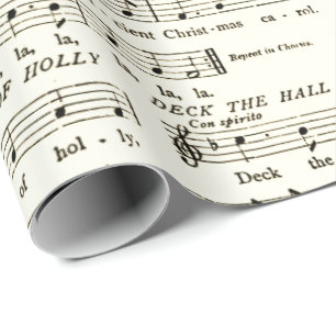 Cadeau Découvrir les Halls Feuille Musique Papier d'enve