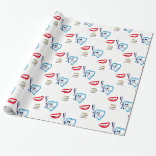 Cadeau Dentiste en papier d'emballage