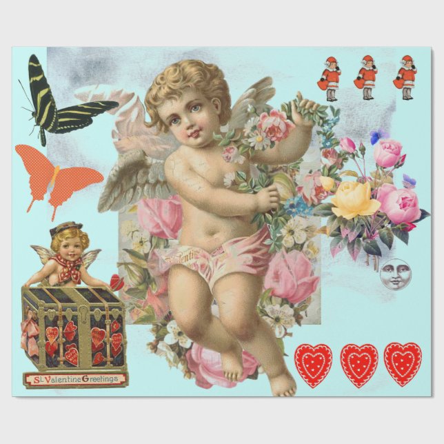 Cadeau DESIGNER ORIGINAL Papier d'enveloppement de la Sai (Plat)