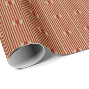 Cadeau Diamants d'or rouge Papier d'emballage simple