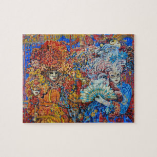 Cadeau difficile de puzzle d'imaginaire vénitien