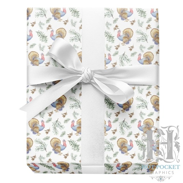 Cadeau Dindes Papier d'emballage (Créateur téléchargé)
