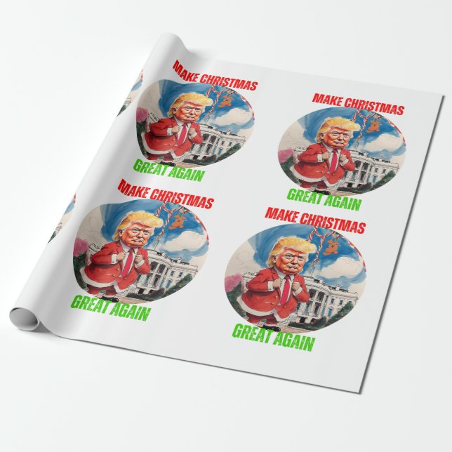 CADEAU DONALD TRUMP - PAPIER À WRAPPER (Déroulé)