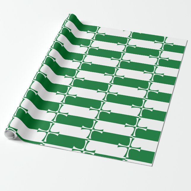 Cadeau Drapeau de Kirkcudbrightshire papier d'enveloppeme (Déroulé)