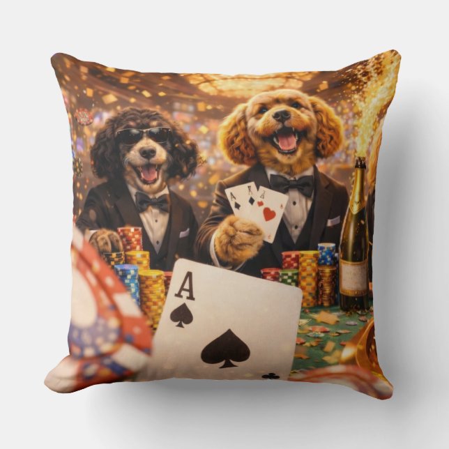 Cadeau drôle de Cockapoo | Coussin de chien de pok (Recto)