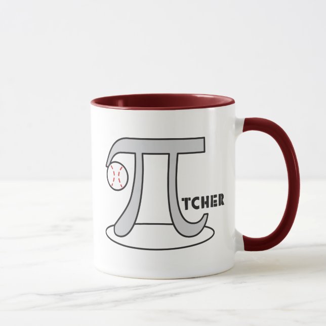 Cadeau drôle de jour de la tasse pi de thème de (Droite)