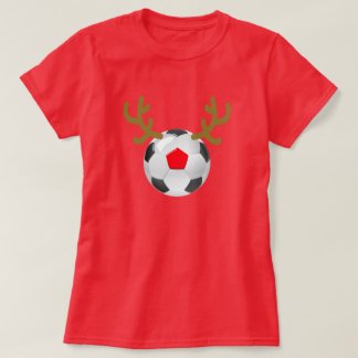cadeau drôle de Noël de T-shirt du football de