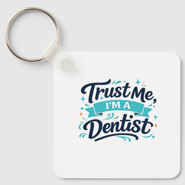 Cadeau drôle de porte-clés pour médecin  (Recto)