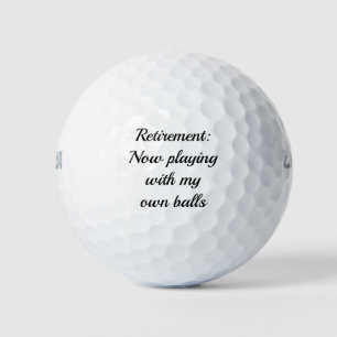 Cadeau drôle de retraite Balle de golf