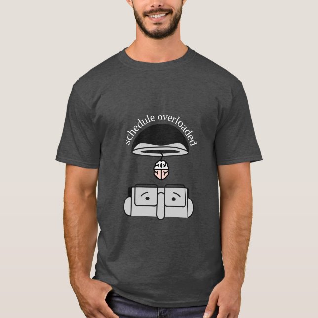 Cadeau drôle de T-shirt identifiable de surcharge  (Devant)