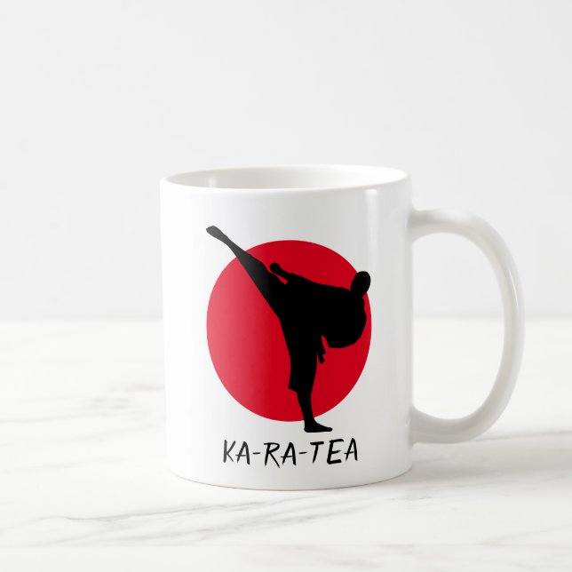 Cadeau drôle de tasse de café de karaté de (Droite)