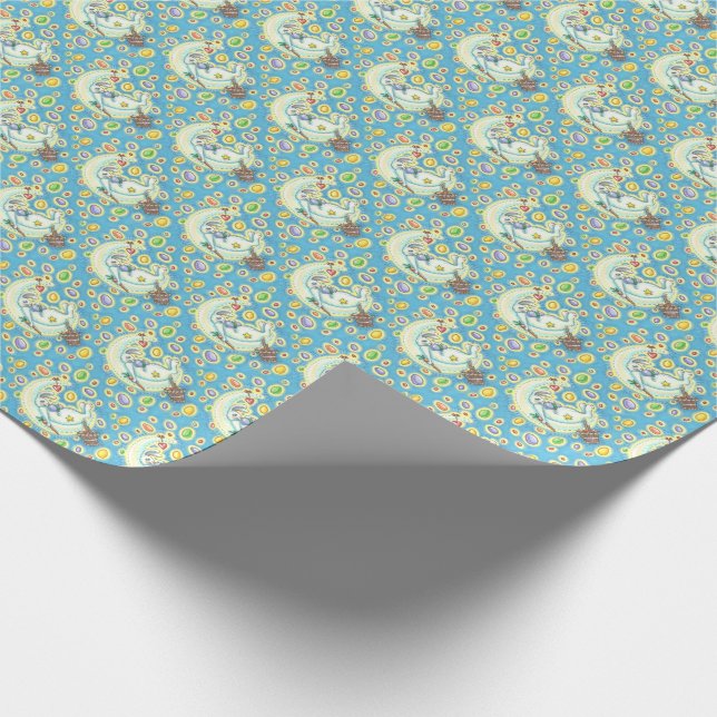 CADEAU EASTER BUNNY JELLY BEAN DREAMS MOON WRAPPER PAPIER (Coin)