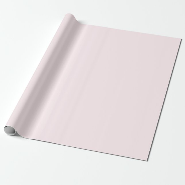 Cadeau Échantillon Papier d'enveloppement blanc rose doux (Déroulé)